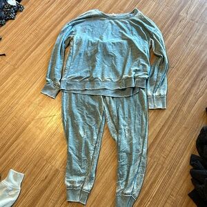 Faded Green/Blue Sweatsuit